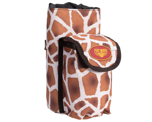 Fort Worth Bottle/Saddle Bag with Pouch Giraffe - Limited Edition