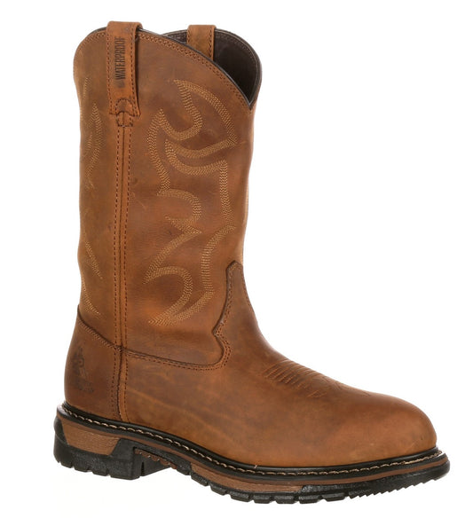 Rocky Ride Branson Roper Waterproof Mens Western Boots