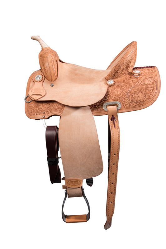 Fort Worth Barrel Racing Saddle with Deep Seat