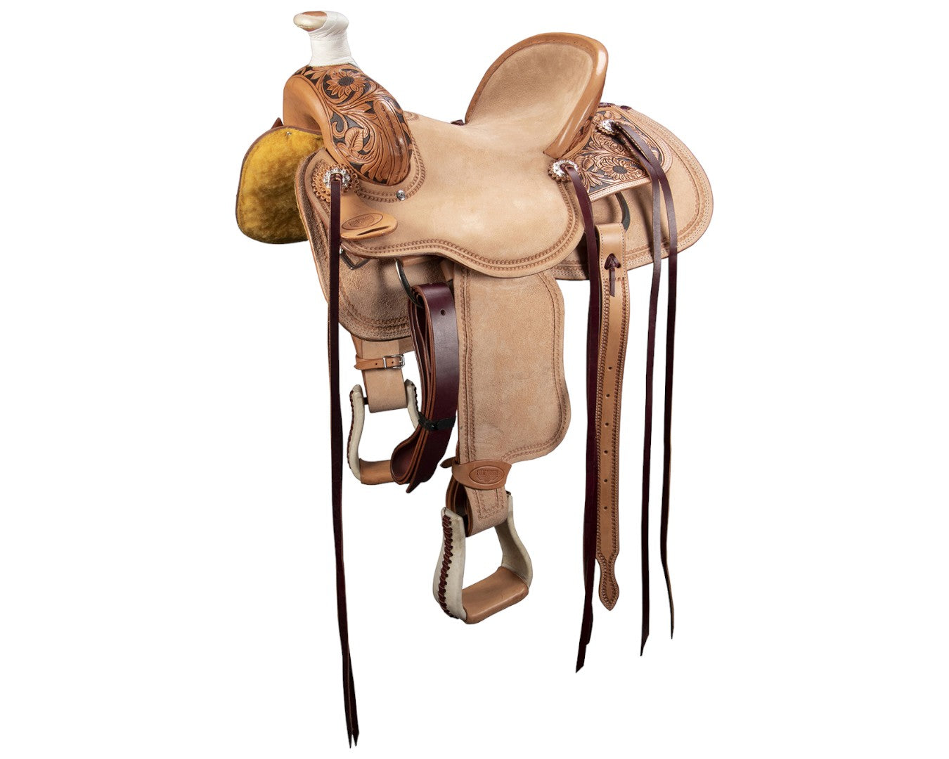 Fort Worth Rough Out Roper Saddle