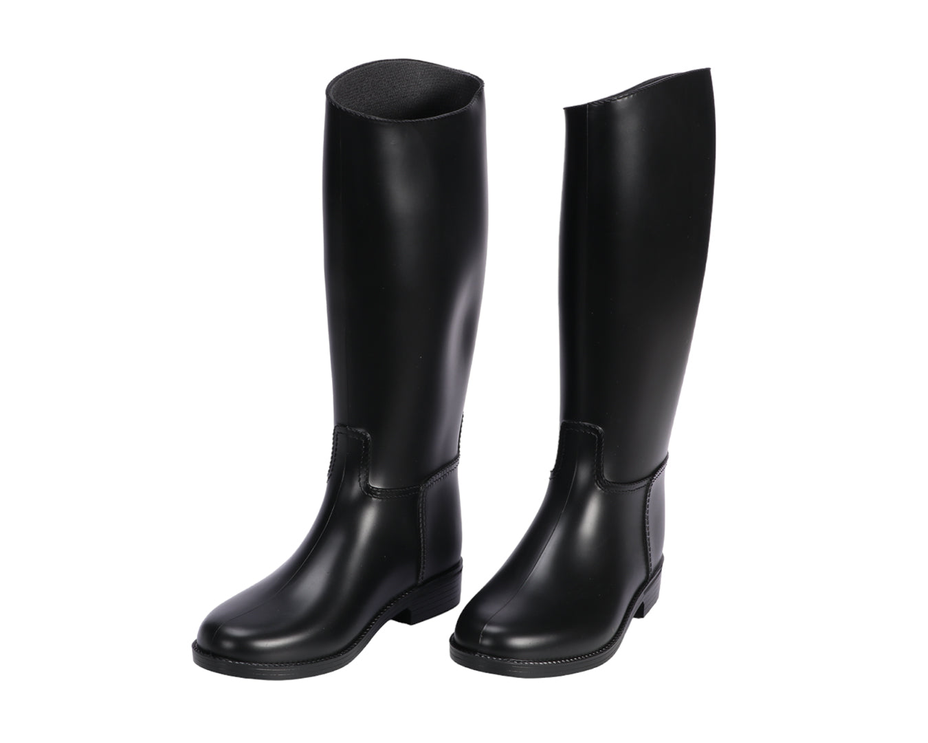 Meduse Adults Flambo Long Riding Boots - Black Sole