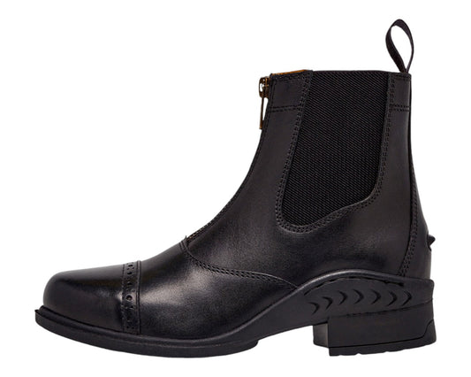 Huntington Ladies Leather Zipper Boot