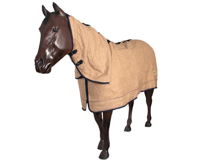 Natural Jute Horse Rug Combo