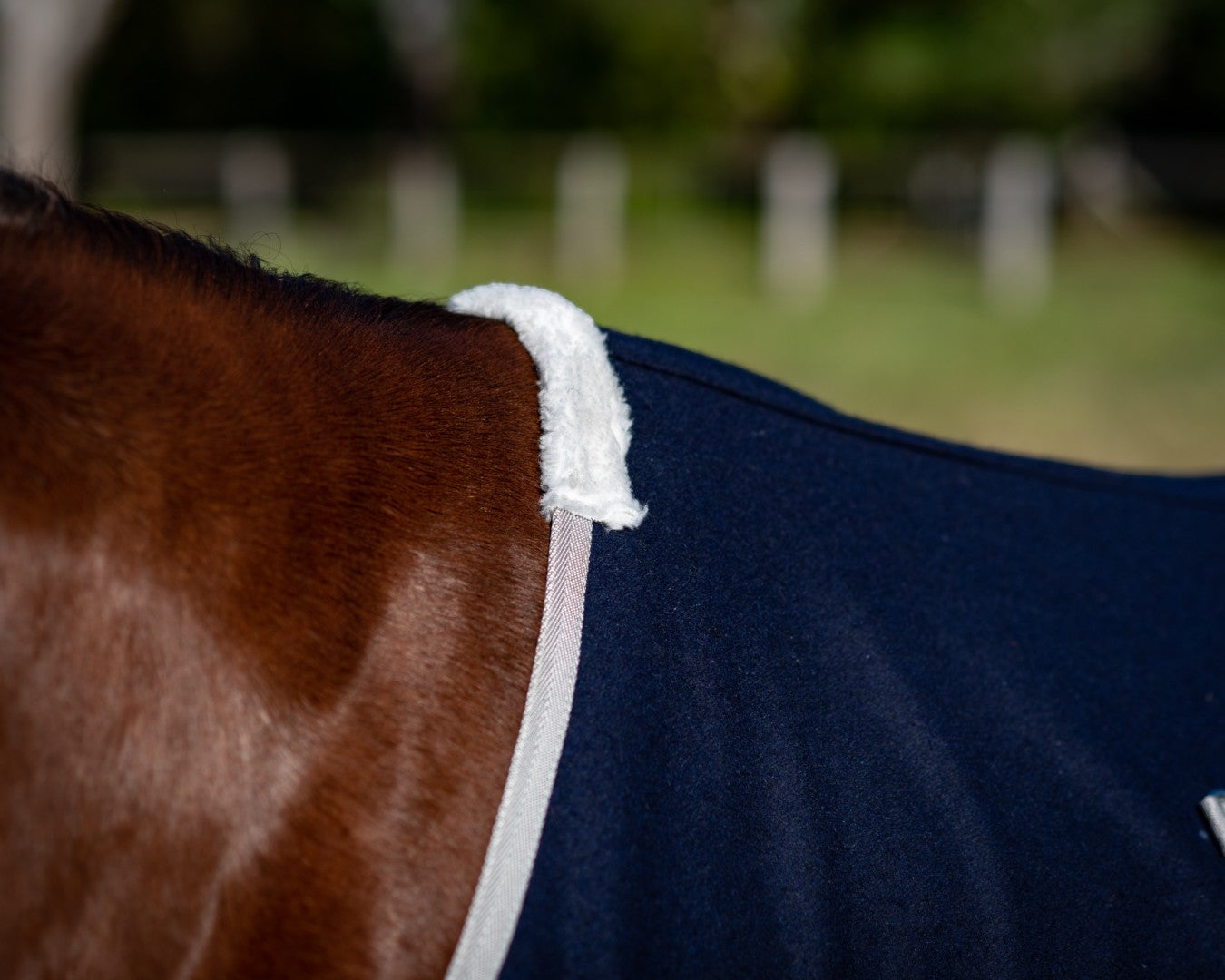 Kozy Wool Kersey Horse Rug - Navy