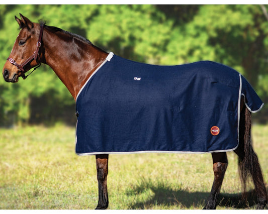 Kozy Wool Kersey Horse Rug - Navy