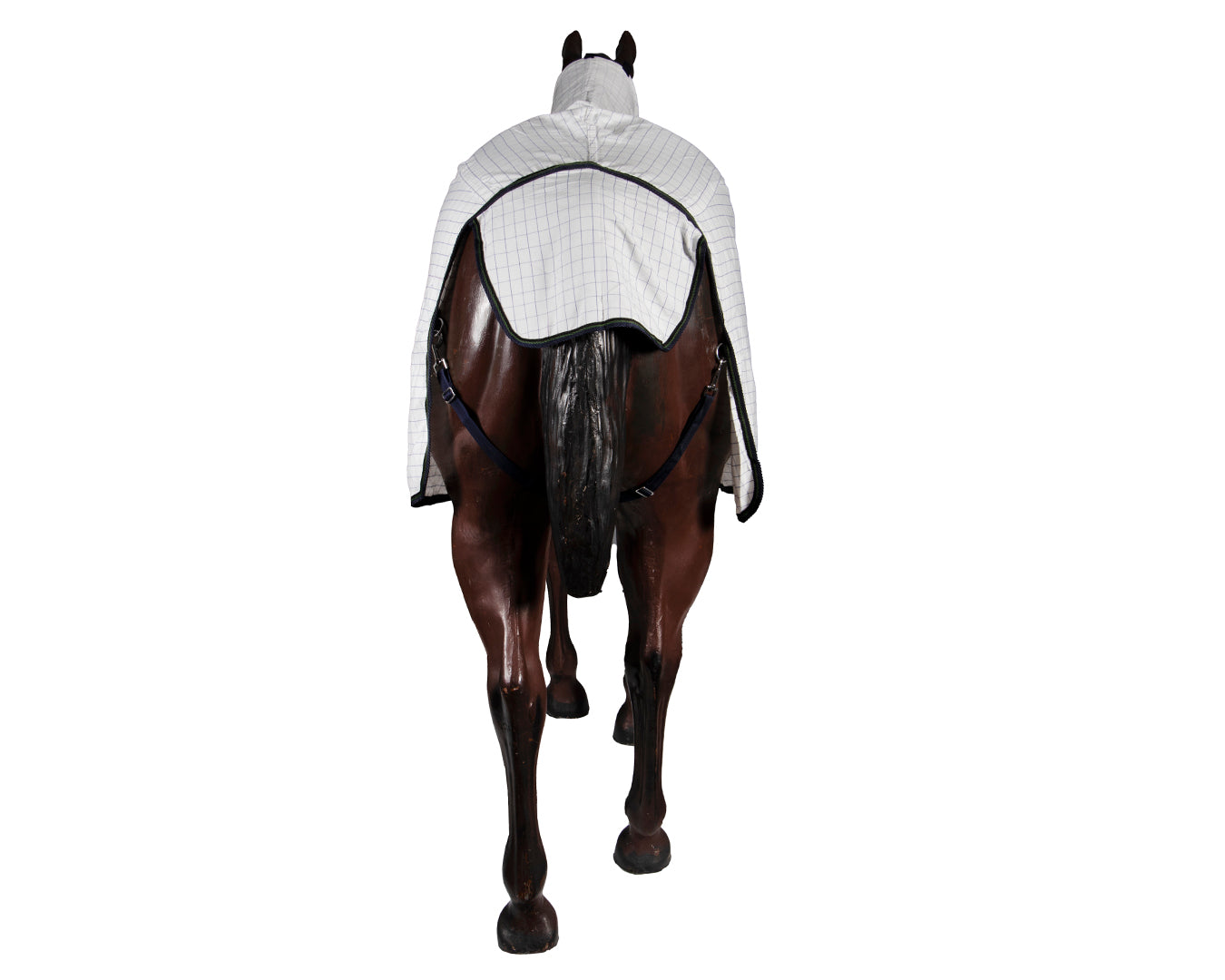 GG Australia Tear-Stop Horse Rug Combo - White w/Navy