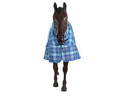 Kool Master PVC Shade Mesh Horse Rug Combo - Blue(Smaller Sizes)