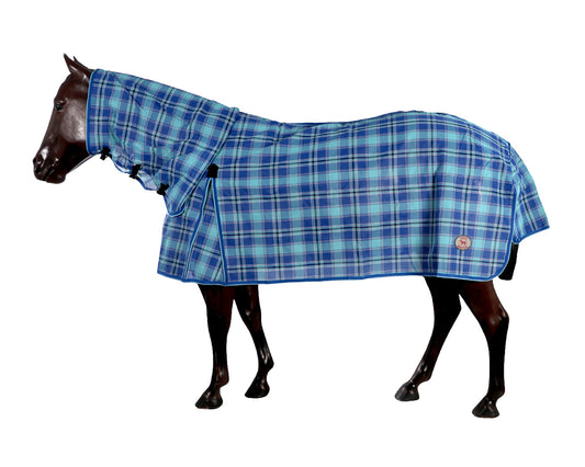 Kool Master PVC Shade Mesh Horse Rug Combo - Blue(Smaller Sizes)