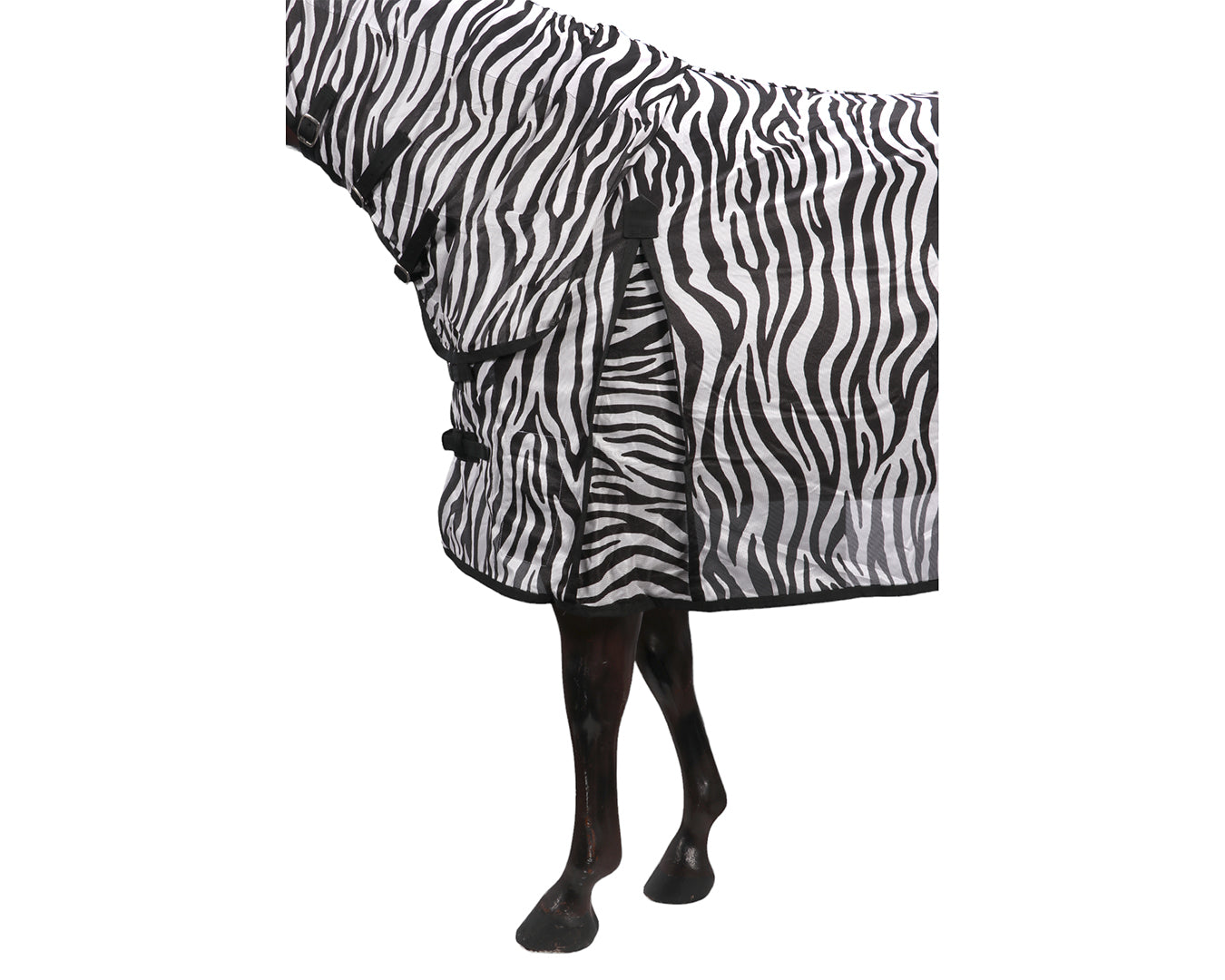 Horsemaster Fly Mesh Combo Rug - Zebra Print