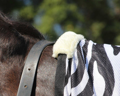 Horsemaster Fly Mesh Combo Rug - Zebra Print