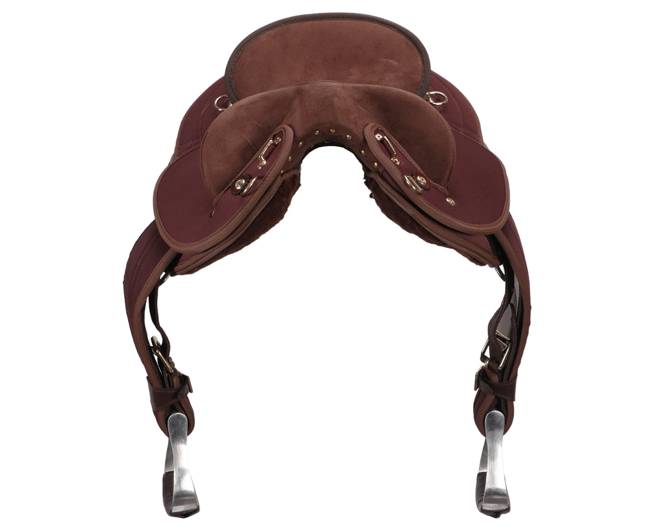 Ord River Synthetic Youth Half Breed Saddle 14.5" - Brown