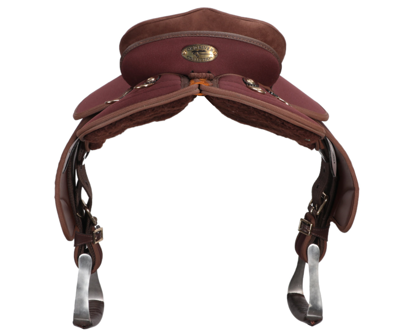 Ord River Synthetic Youth Half Breed Saddle 14.5" - Brown