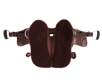 Ord River Synthetic Youth Half Breed Saddle 14.5" - Brown