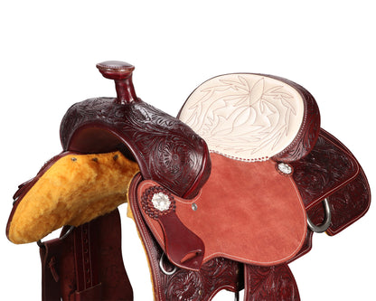 Dakota Stitched Seat Roper Saddle