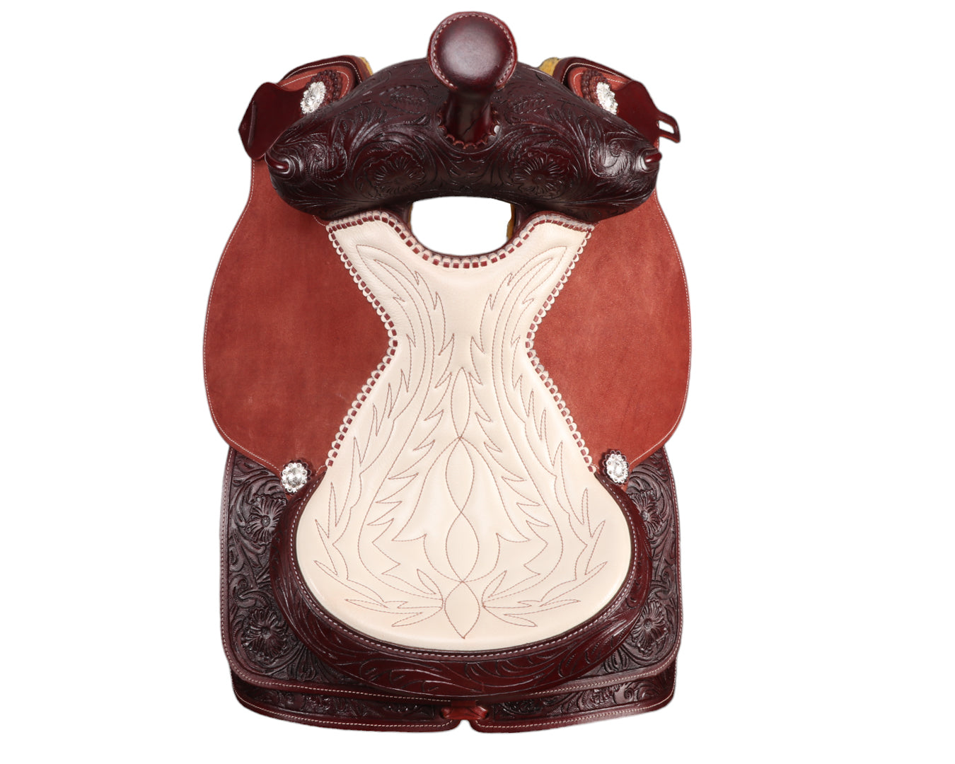 Dakota Stitched Seat Roper Saddle