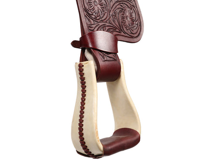 Dakota Stitched Seat Roper Saddle