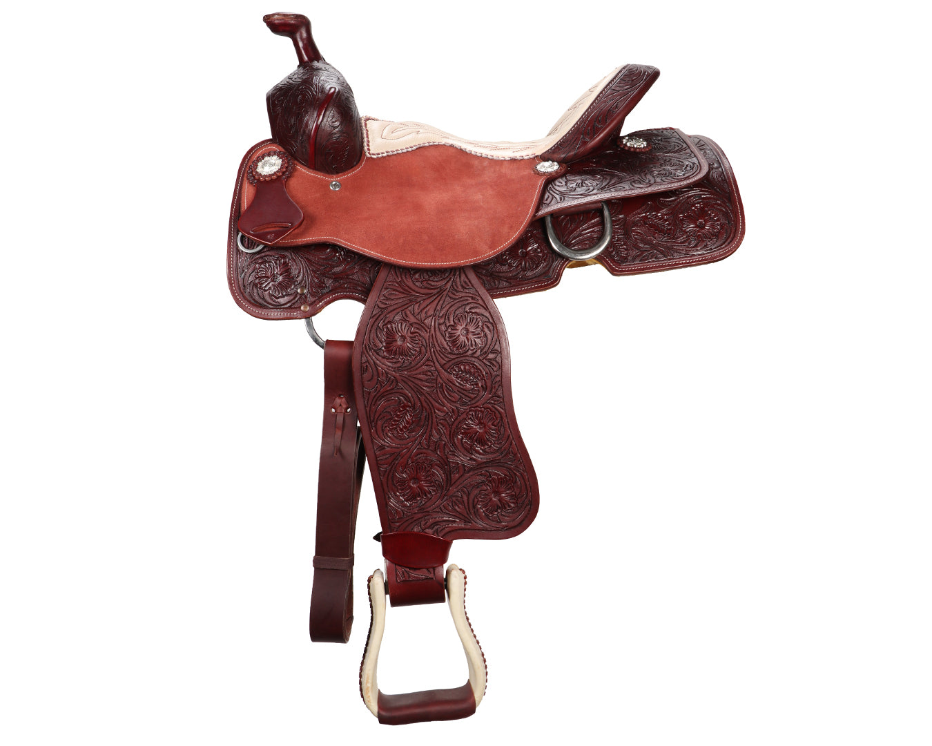 Dakota Stitched Seat Roper Saddle