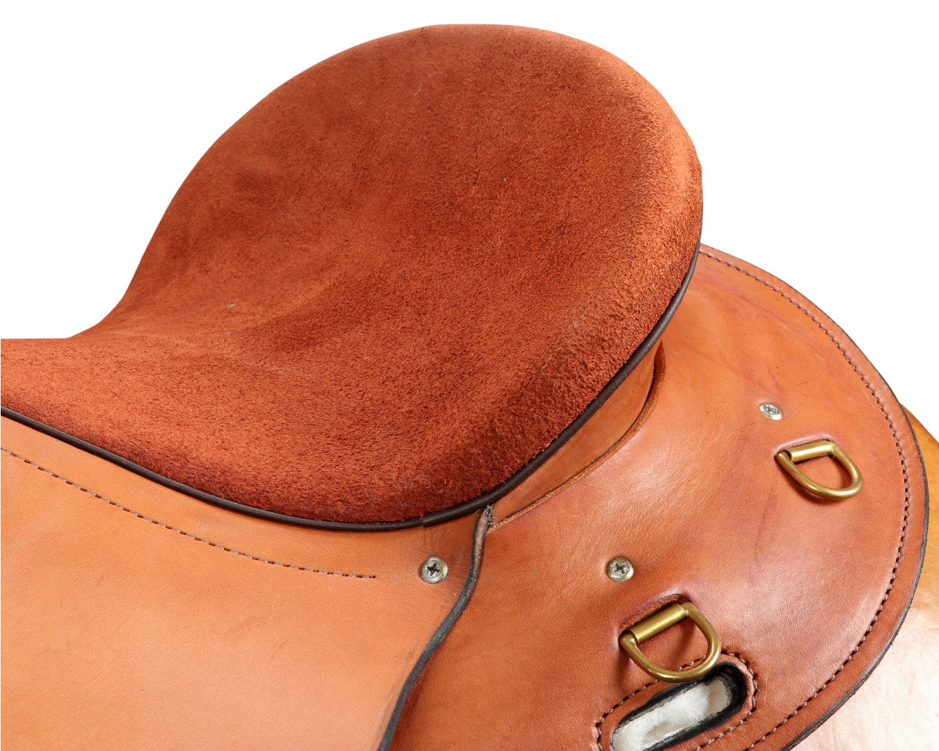 Sidney Hamilton Half Breed Saddle Roughout Seat