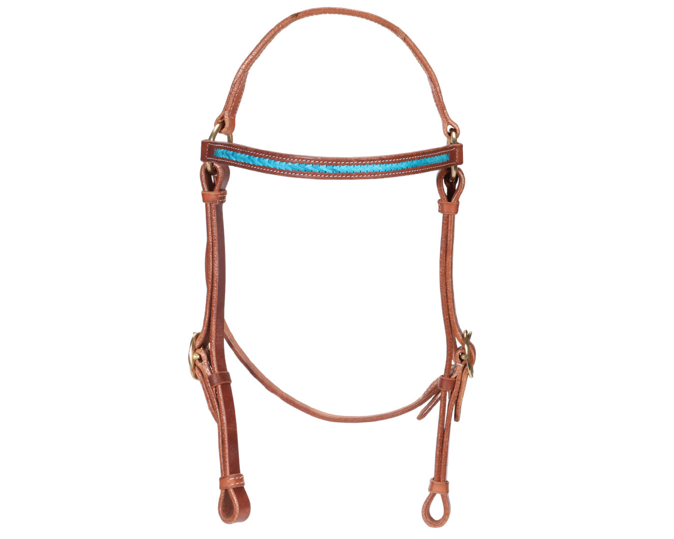 Fort Worth Barcoo Bridle w/Turquoise 3/4"