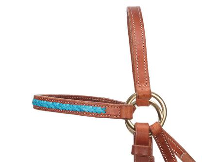 Fort Worth Barcoo Bridle w/Turquoise 5/8"