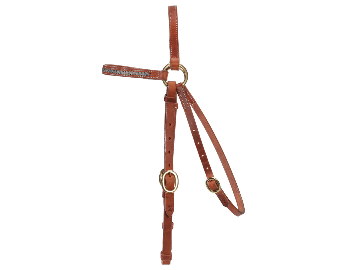 Fort Worth Barcoo Bridle w/Two Tone Rawhide