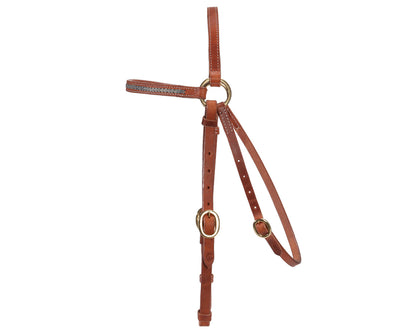 Fort Worth Barcoo Bridle w/Two Tone Rawhide