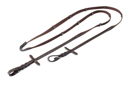 Jeremy & Lord Clinchered Hanoverian Bridle with Reins