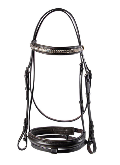 Jeremy & Lord Clinchered Hanoverian Bridle with Reins