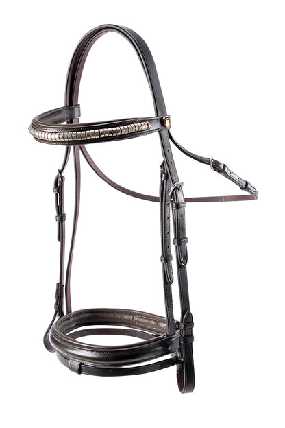 Jeremy & Lord Clinchered Hanoverian Bridle with Reins