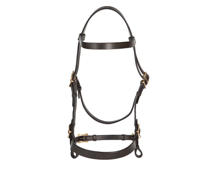 Jeremy & Lord In-Hand Flat Show Bridle - Brown