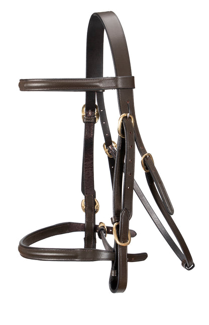 Jeremy & Lord In-Hand Raised Show Bridle - Brown